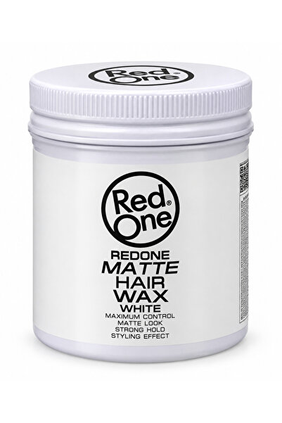 Red One شمع الشعر ريد ون مات وايت – Matte Hair Wax White يمنحك تحكمًا قويًا ف...