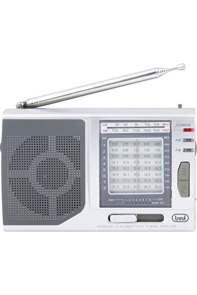 Trevi Radio portabil, Trevi, FM/AM, 2xAA, Gri