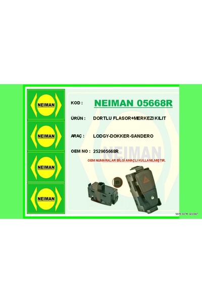 BESCHER Spt-Gld Dortlu Flasor Center (205130) Lock Lodgy-Dokker-Sandero