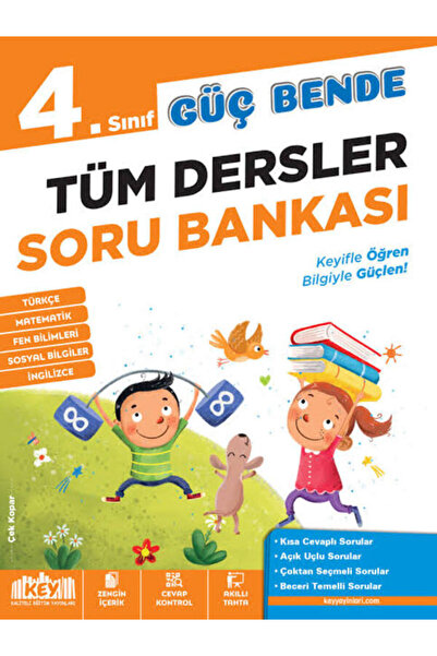 Key Kaliteli Eğitim Yayınları 4.SINIF GÜÇ BENDE TÜM DERSLER SORU BANKASI