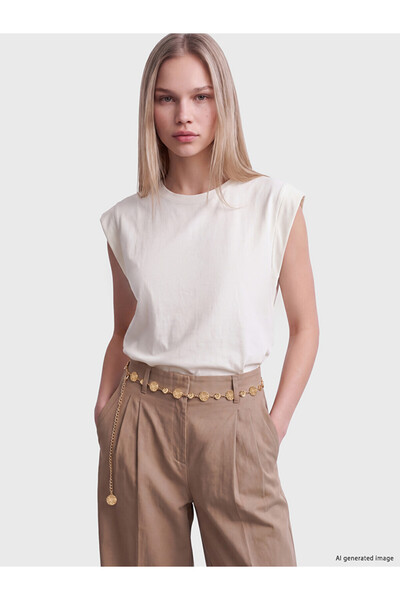 LC Waikiki Timeless Clothing & Timeless Choices Women's Chain Belt with Adjus...
