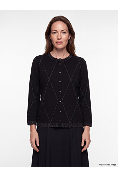 LC Waikiki I Baklava Embroidered Women's Knitwear Cardigan from Freezen Store
