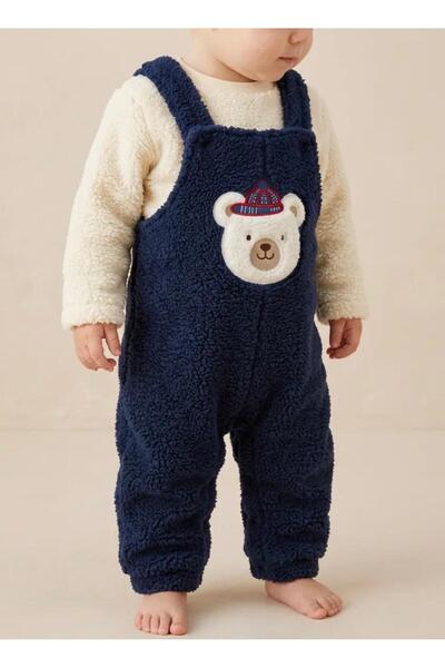 Efemkids ERKEK BEBEK AYICIK NAKIŞLI 2'Lİ BADİLİ SLOPET TAKIM 6 ay 9 ay 12 ay ...