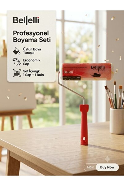 25 cm süper Saten boyalar için