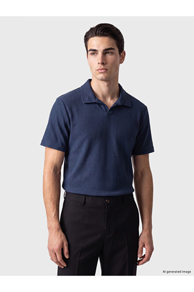 LC Waikiki Esvab • Modern & Distinctive Devrik Roba Collar Ribbed Men's T-Shirt