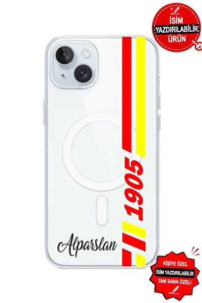 3GEN CASE iPhone 13/14 Uyumlu Kişiselleştirilebilir Animasyonlu MagSafe İle Uyumlu Premium Sert Şeffaf Kılıf