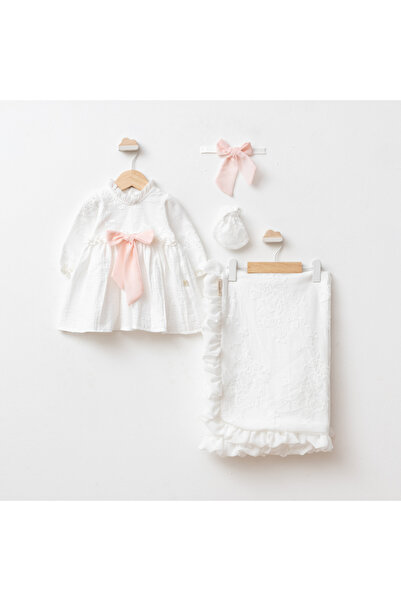 lisaloom baby & kids Mila Kopanakili Muslin Dress 4-Piece Hospital Discharge ...