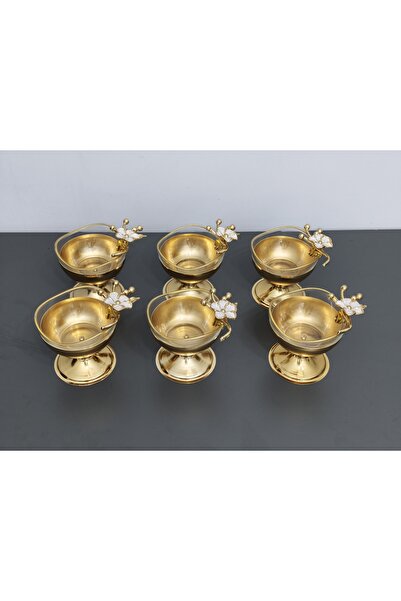 PARILTI HOME COLLECTİON Σετ 6 τεμαχίων Στρογγυλά Κυματιστά Μπολ Παρουσίασης Π...
