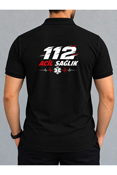 dafri 112 Printed Polo Collar 100% Cotton T-Shirt