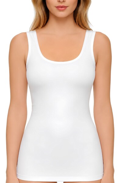 YILDIZ Modal Wide Strap Women's Athlete Top White 3-Pack