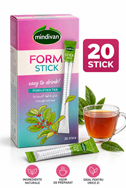 MİNDİVAN NATURAL Mindivan Stick Tea – Instant herbal tea, 20 sticks