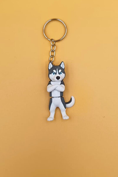 Rodopiva Χαριτωμένο Χαριτωμένο Husky (Σκύλος Σιβηρικός Σκύλος) με κινούμενα χ...