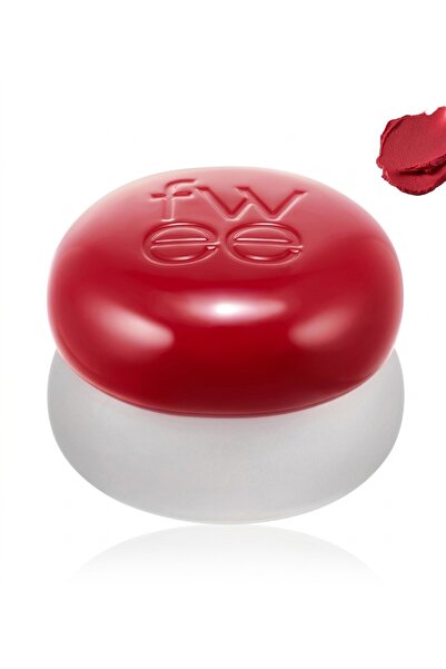 Fwee Lip & Cheek Pudding Pot RD01 D-Day Matte Dudak & Yanak Allığı