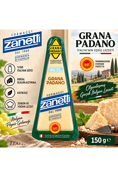Zanetti Formaggi Grana Padano Peyniri 150 g