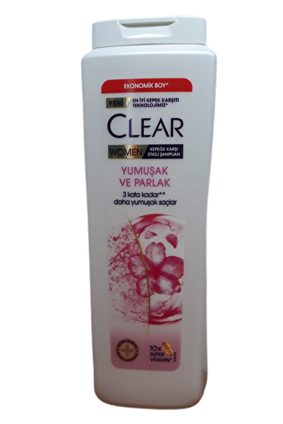 Clear WOMEN YUMUŞAK VE PARLAK KEPEK ŞAMPUANI 600 ML