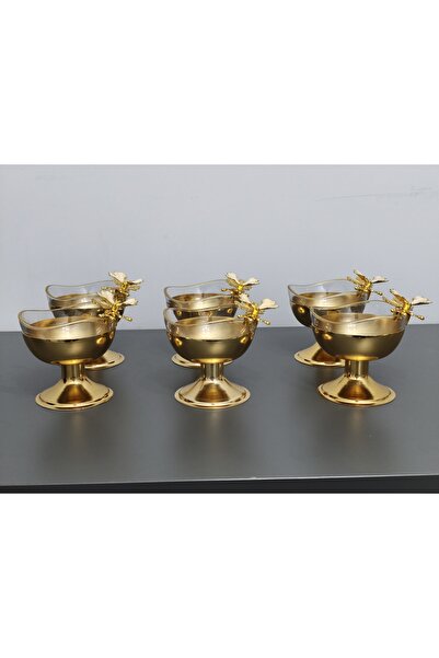 PARILTI HOME COLLECTİON Σετ 6 τεμαχίων Στρογγυλά Κυματιστά Μπολ Παρουσίασης Π...