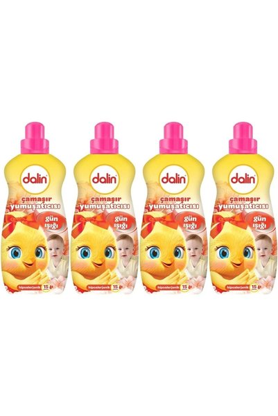 Dalin Çamaşır Yumuşatıcı 1500ML Gün Işığı (Hipoalerjenik) (4 Lü Set)