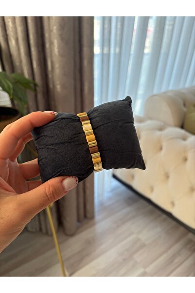 ToffyStore سوار مطاطي بتفاصيل بنية اللون من VIP