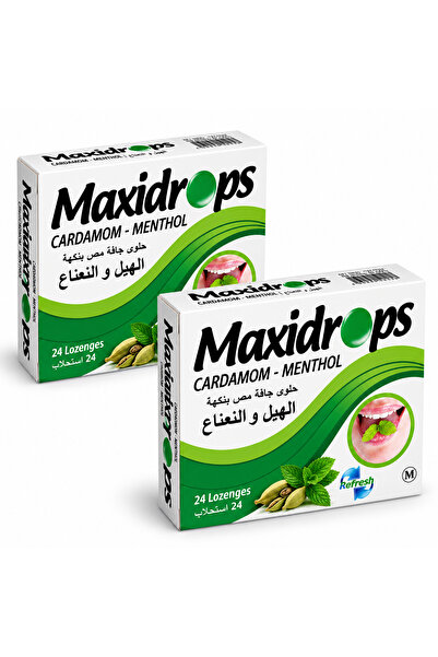 Maxidrops Maxydrops Dry Candy for Sucking with Flavor of Thyme and Mint 2 X 2...