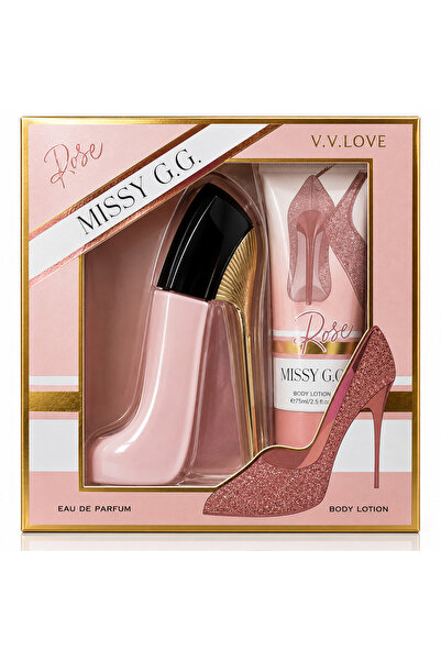 BYMASHA V.V.LOVE ROSE MISSY G.G. Set cadou Apă de parfum + Loțiune de corp.