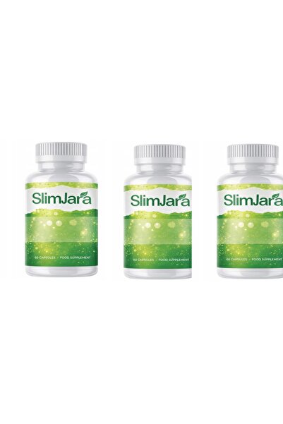 OEM 3x SlimJara – supliment alimentar cu ceai verde și ghimbir, 60 de capsule