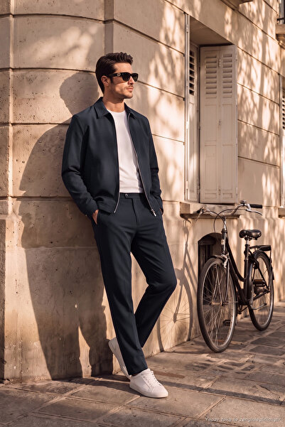 Buratti Regular Fit Waist-Tie Straight-Leg Trousers Men's Pants Cf26W6111111