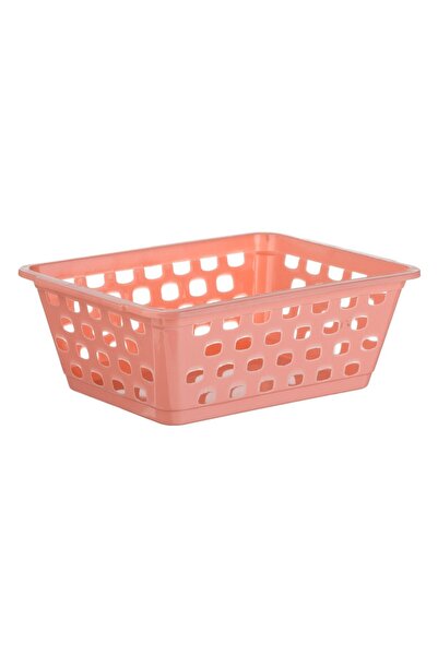 OEM Suport Organizare din Plastic Roz Perforat pentru Birou 16x12x5.6cm