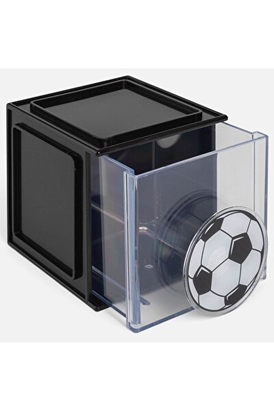 OEM Mini Organizator de Birou cu Minge de Fotbal 8,5x8,5x8,5cm