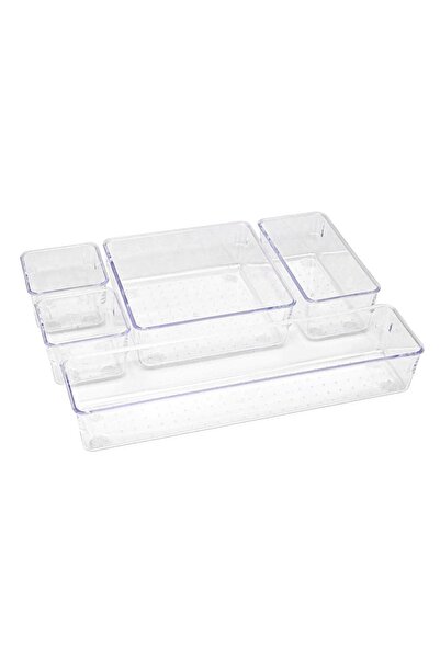 OEM Organizator pentru Sertar cu 5 Compartimente Transparente