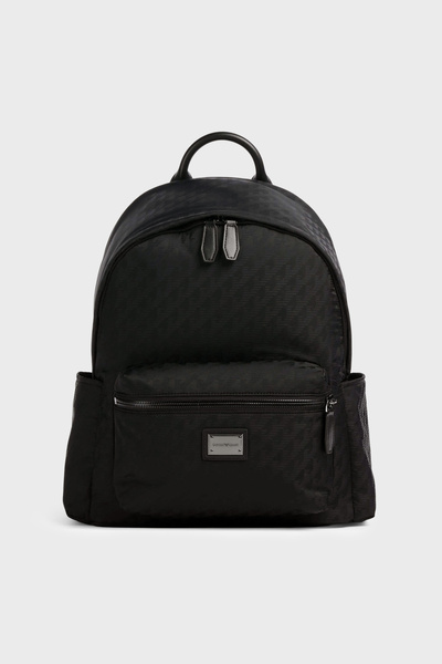Emporio Armani All Logoed Adjustable Strap Backpack Men's Backpack Em006665 A...