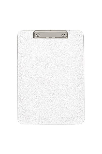 OEM Mapa Clipboard A4 din Plastic Argintiu cu Glitter