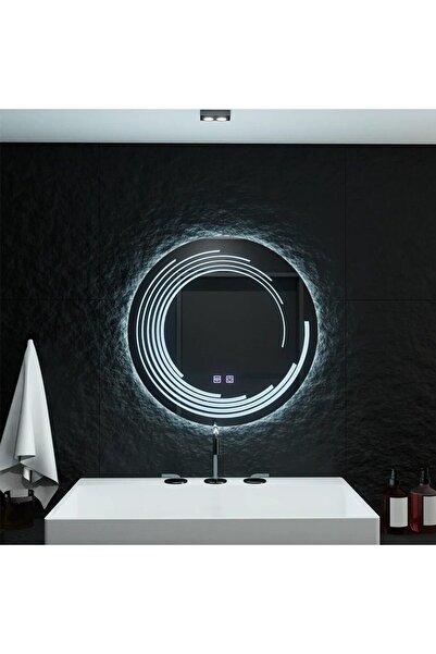 Flippy Oglinda LED Rotunda 70cm Lira Verita Touch Sistem Dezaburire Dimabila