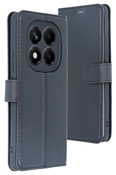Xiaomi Redmi Note 15 Pro 4G Uyumlu Trend S Plus Kapaklı Kılıf - Siyah