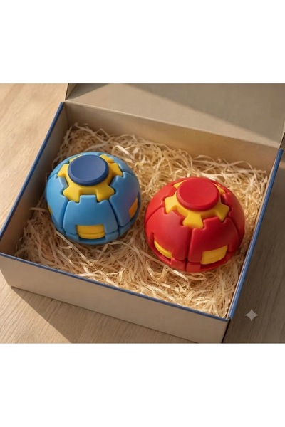 SS 3D MODELLEME Spinball Stres oyuncağı, Rulmanlı Elde Bas Döndür Fidget Spin...