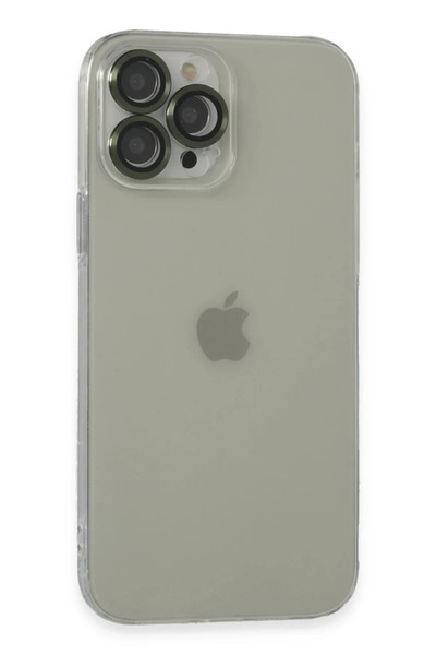 Generic Brand Apple iPhone 13 Pro Max Compatible Case Luko Lens Silicone - Green