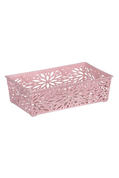 OEM Cutie de Depozitare din Plastic Roz Flori 1.1L