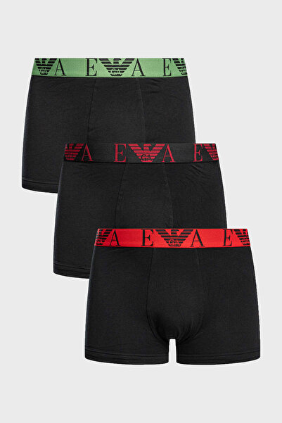 Emporio Armani Logolu 3 Pack Boxer Erkek BOXER EM000259 AF25018 MC215