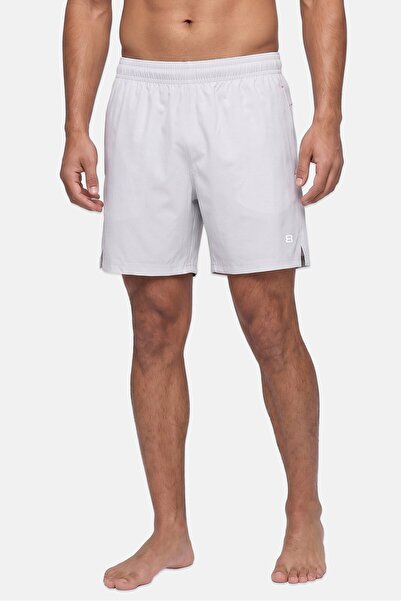 Layer 8 Men 5 Inseam Brand Logo Board Shorts, Grey
