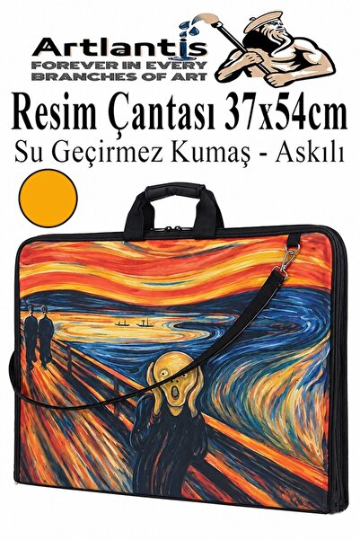 Artlantis Resim Çantası Desenli Kumaş 37x54 cm 1 Adet Kız ve Erkek Teknik Res...