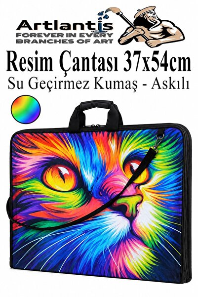 Artlantis Resim Çantası Desenli Kumaş 37x54 cm 1 Adet Kız ve Erkek Teknik Res...