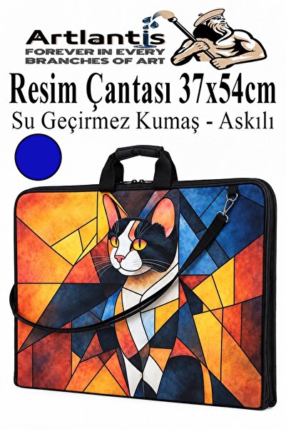 Artlantis Resim Çantası Desenli Kumaş 37x54 cm 1 Adet Kız ve Erkek Teknik Res...