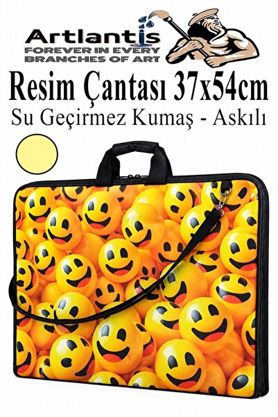 Artlantis Resim Çantası Desenli Kumaş 37x54 cm 1 Adet Kız ve Erkek Teknik Res...