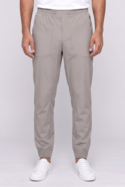 Apana Men Sportswear Fit Drawstring Training Track Pants, Sage