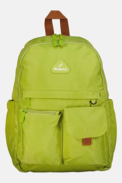 Nomad Kids Boy Brand Logo Backpack, Lime Green