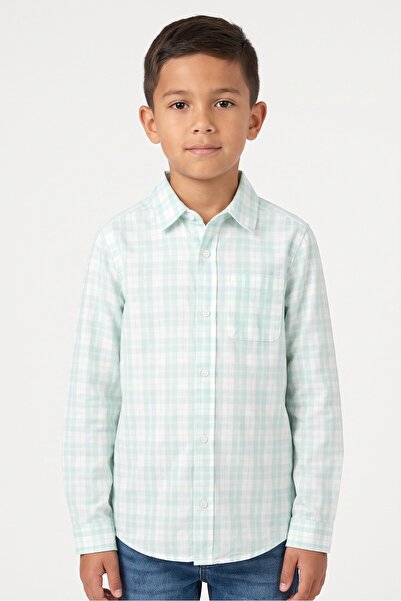 The Children's Place Kids Boy Plaid Long Sleeve Shirt, Multicolor