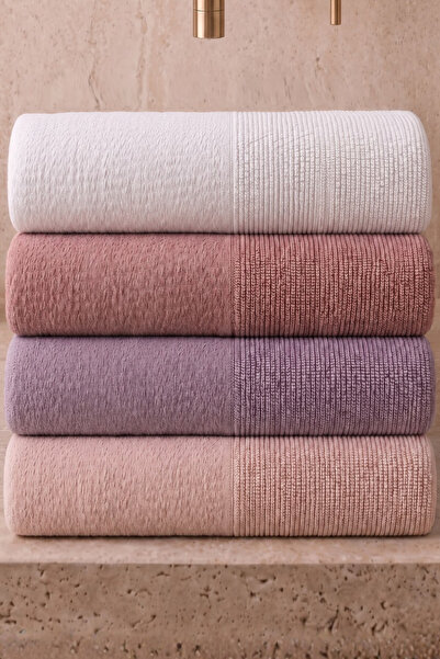 neşe home collection Σετ πετσετών χεριών, προσώπου και κεφαλής 4 τεμαχίων - 5...