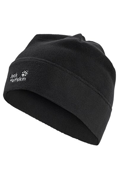 Jack Wolfskin Ουνισέξ Μαύρο Σκουφάκι από Γνήσιο Ύφασμα