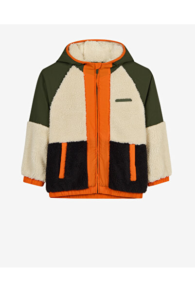 SKECHERS B Outdoor Fleece Full Zip Sherpa Büyük Erkek Çocuk Haki SK2620141-1629