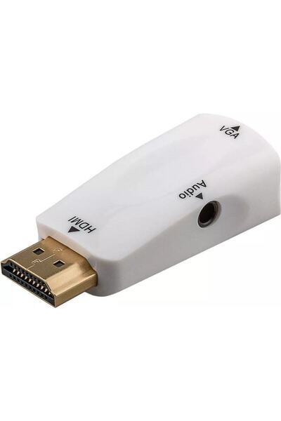 goobay Adaptor HDMI tată - VGA mamă mufă jack de 3.5 mm