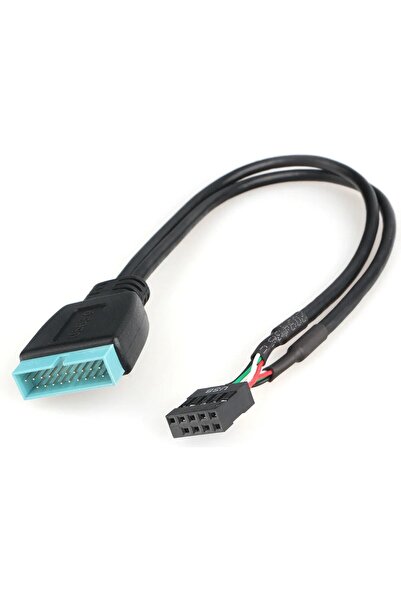 Gembird Cablu PC alimentare intern USB2.0 9pin - USB 3.0 19pin 0.3m Cablexper...